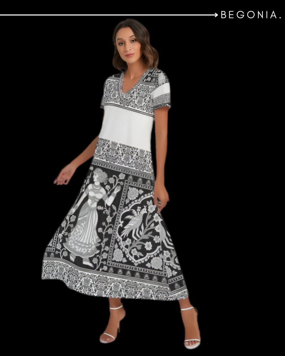 Women's V-neck Dress with Side Slit
begoniaboutiques.com/products/all-o…

#IndianFashion
#VneckDress
#SideSlitDress
#EthnicWear
#IndianPrint
#ElegantDress
#TraditionalFashion
#FashionInspo
#StylishOutfit
#WomenFashion
#CulturalFashion
#DressStyle
#FashionTrends
#UniqueFashion