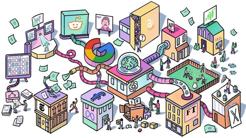 Decentralisedco's tweet image. Can crypto help solve the walled garden challenges around data for AI products?

The biggest bottleneck for large language models (LLMs) isn’t compute; it’s data. 

GPT-5 is expected to require up to 75 trillion words for training. Or eight times the amount needed to build GPT-4.…