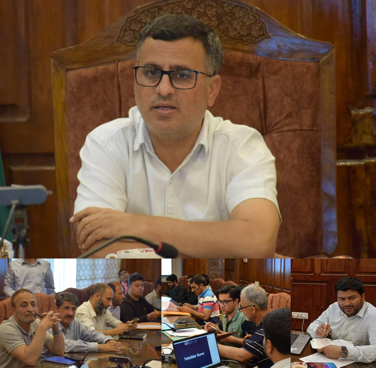 DC #Bandipora Shakeel ul Rehman chairs meeting of District Level Committee on Change of Land Use; Approves 04 cases. @diprjk @jk_revenue @ddnewsSrinagar @dicbandipora