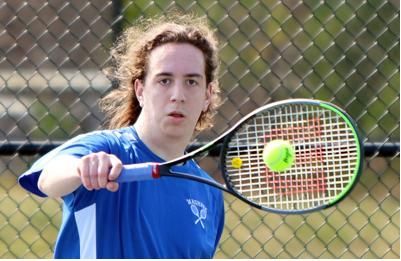 WeAreMashpee's tweet photo. Congrats to MMHS Boys Tennis - Mashpee beat Turners Falls in the 1st round of the postseason. Mashpee wins came from Mait Duvall, Andrew Kelley &amp; Camden Perry in first doubles, and the eighth-grade team of Jesse Dean and Jack Foley in second doubles. Falcons face Lynnfield next https://t.co/866aI0VUGv