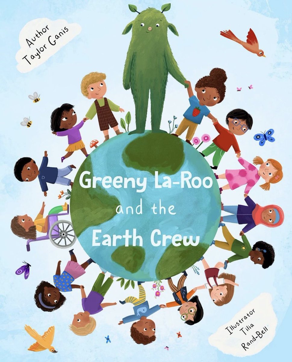 TaylorGanis's tweet photo. #KidLitPit #PB An engaging &amp; empowering introduction to climate change &amp; how children of the world can make small, but monumental impact. Climate change is a scary topic, especially for children, so that’s why Greeny La-Roo is here to empower children by uplifting &amp; educating. https://t.co/QpTs1ia4yt