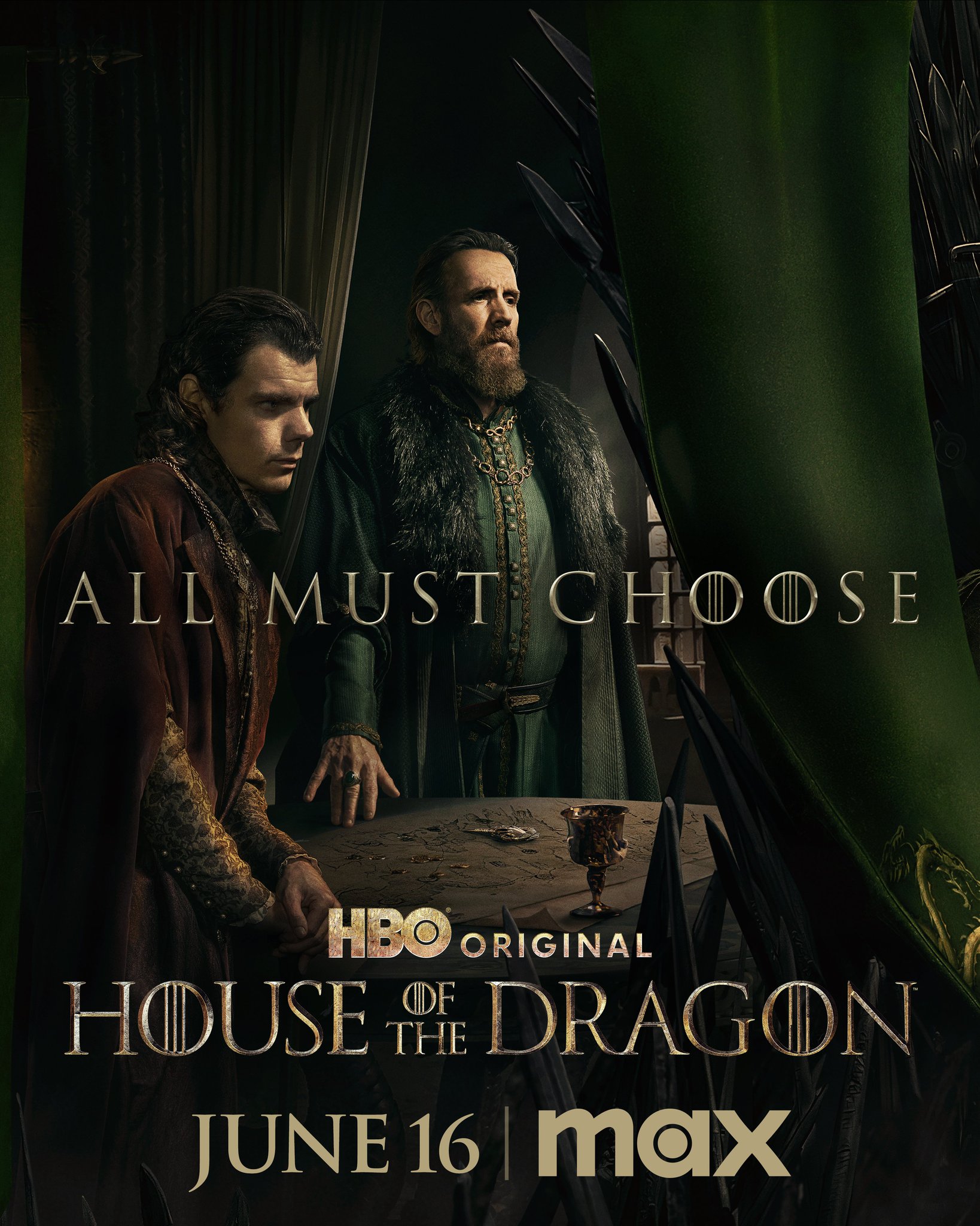 House of the Dragon S2 duoposters op HBO Max België
