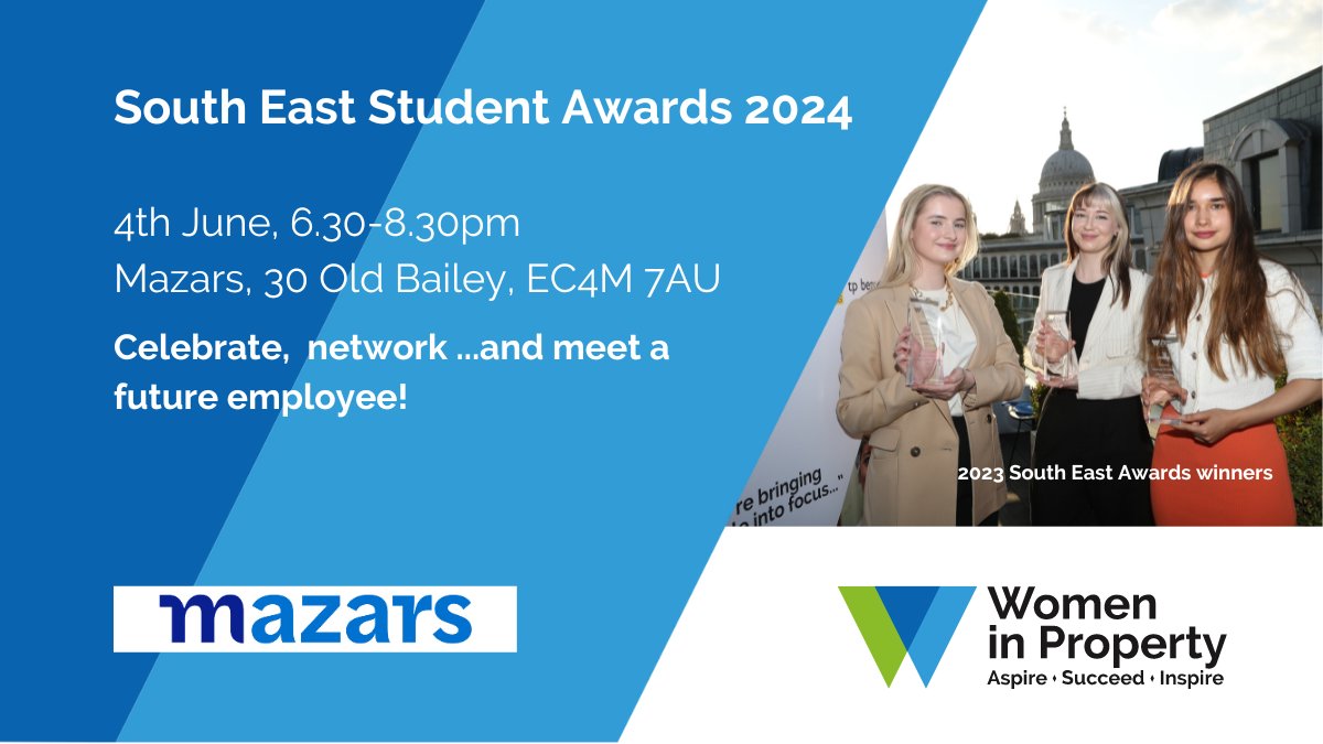 Women in Property (@wipuk) on Twitter photo Thank you Mazars for hosting the <a href="/WiPseast/">WiP South East</a> Regional Student Awards NEXT TUES 4 JUNE, 6.30pm, an event not to be missed! Not got a ticket yet? Book here bit.ly/4brR7I4 Thank you Mazars for hosting the <a href="/WiPseast/">WiP South East</a> Regional Student Awards NEXT TUES 4 JUNE, 6.30pm, an event not to be missed! Not got a ticket yet? Book here bit.ly/4brR7I4