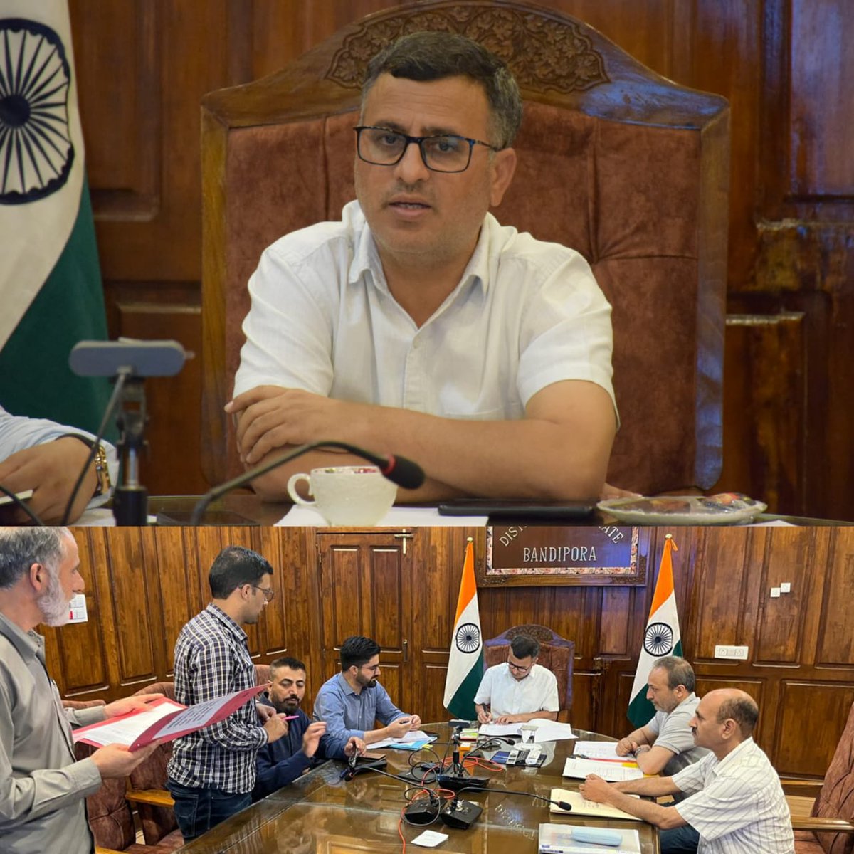 DC #Bandipora Shakeel ul Rehman chairs District Level Implementation Committee Meeting under HADP. 668 Cases approved under Agriculture & allied sectors. @diprjk @ddnewsSrinagar @dicbandipora