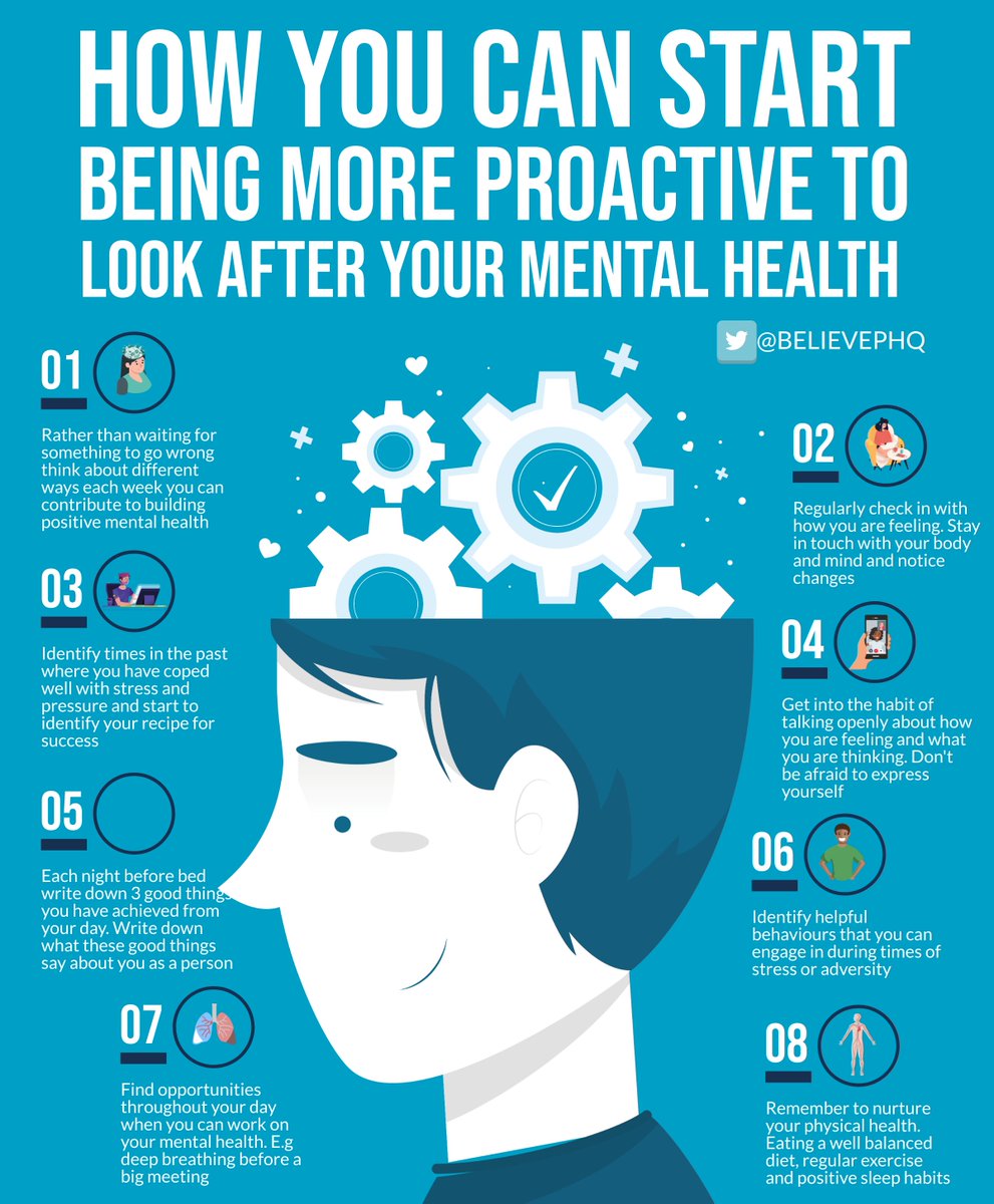 How we can start being more proactive to look after our #mentalhealth 

(image: @BelievePHQ) #depression #wellness