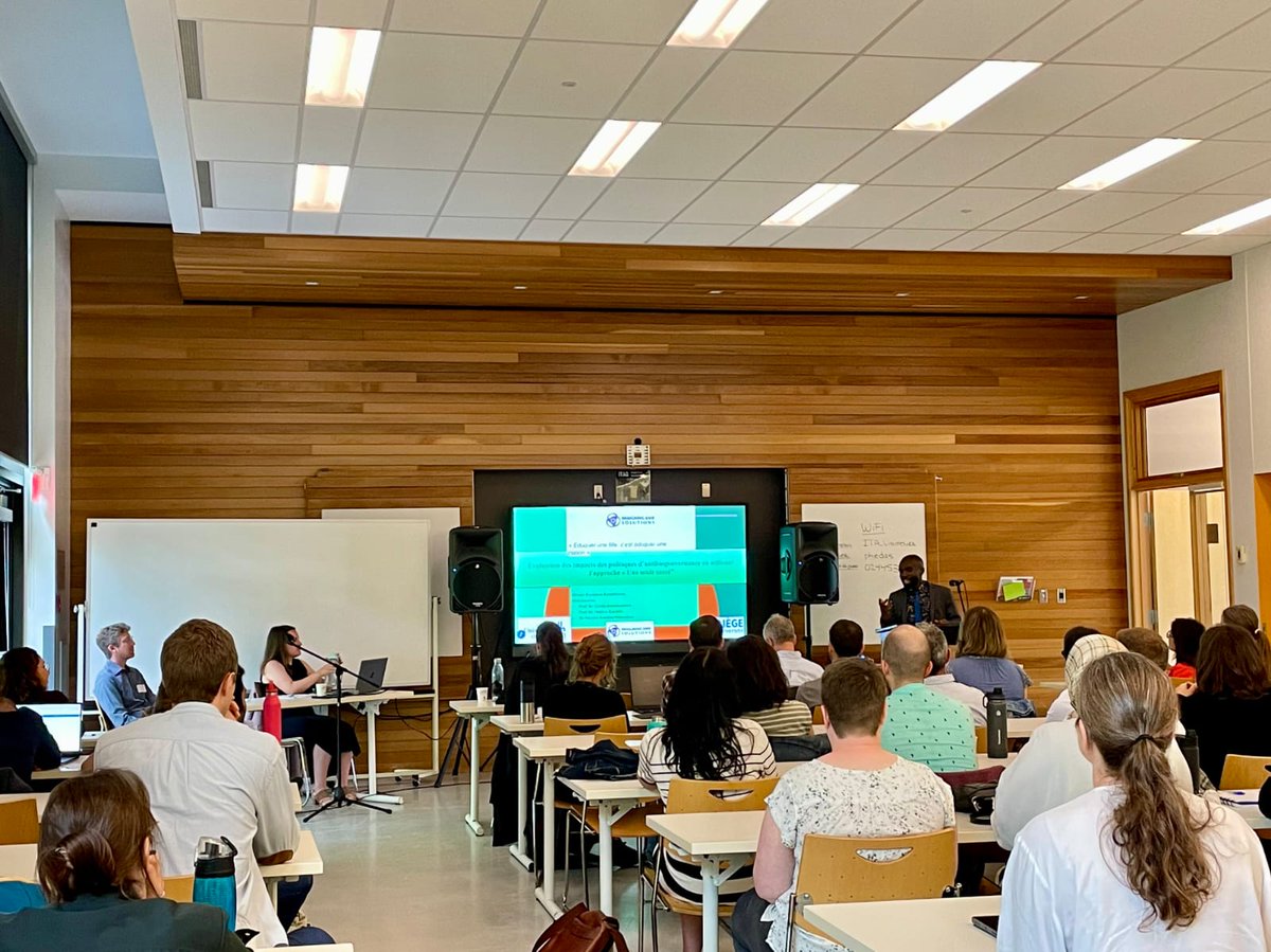 The Groupe de Recherche en Épidémiologie des #Zoonoses et Santé Publique (GREZOSP) congress is a unique opportunity. It brings together various members who present their research and engage in scientific exchanges, all under a #OneHealth lens.<a href="/ESPUM_UdeM/">École de santé publique de l'UdeM</a> <a href="/cresp_sante/">CReSP - Centre de recherche en santé publique</a> <a href="/DuGraben/">Université Catholique du Graben</a>