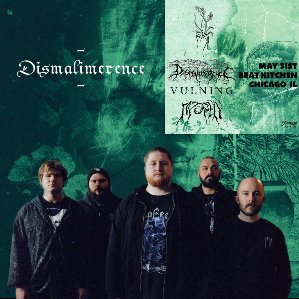 dismalimerence's tweet photo. We take the stage tomorrow night!
Let’s make this one a night to remember! 

May 31st at @beatkitchenbar 
Doors at 7PM • Show at 8PM
SADNESS
DISMALIMERENCE 
@vulningmetal 
APOPHY

Tickets: https://t.co/oQAZ0LQLIL 

#Dismalimerence #metal #blackmetal https://t.co/lyUIpocqkO