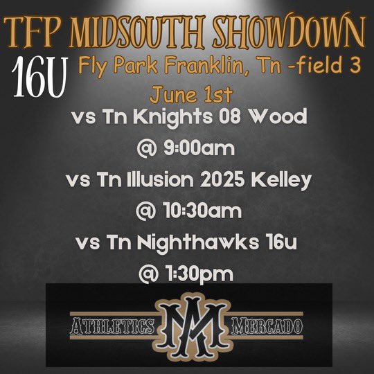 mileysoftball11's tweet photo. First travel tournament is this weekend at Fly Park in Franklin!! @AMWicks16U 
@betyree @ChelseaEFarmer @Brandon14Carr @GovsSB @TMUSoftball 
@lynchburg_sb https://t.co/WQRWM5p0Va