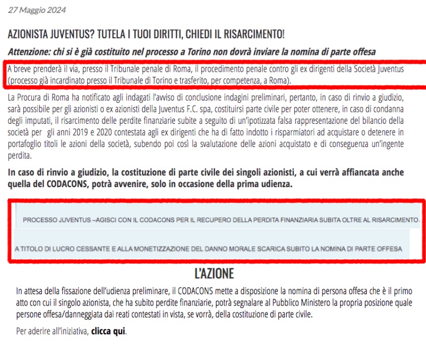 A breve chi pensava di acquistare delle azioni di una società per azioni e si è trovato in mano delle azioni di una società che, dal 2006, quelle azioni ha visto sottoposte alla continua verifica al VAR del tribunale,potrà chiedere i danni a quella società per azioni. Noi ,che