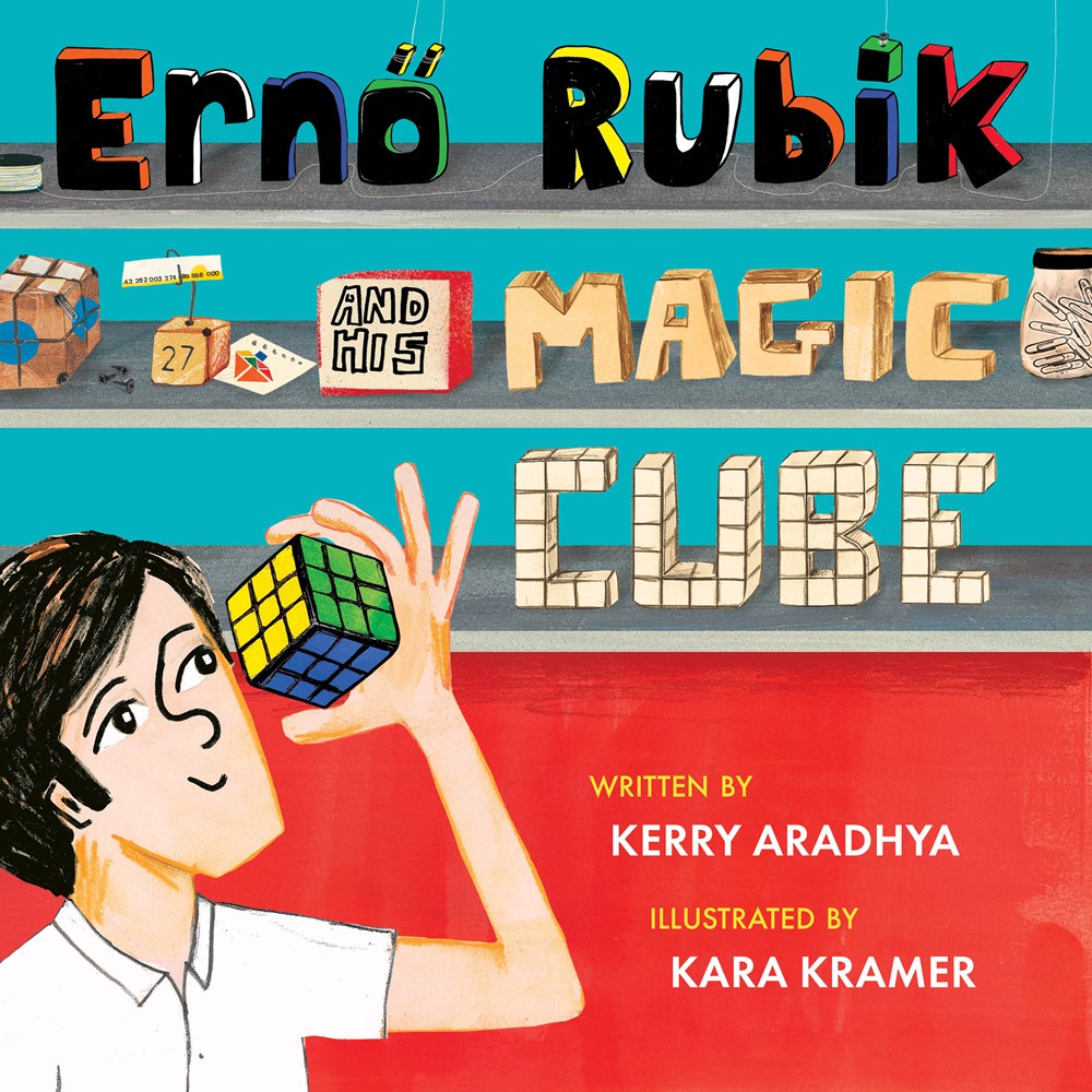 ERNŐ RUBIK AND HIS MAGIC CUBE (<a href="/PeachtreePub/">Peachtree Publishing Company</a>) by <a href="/KerryAradhya/">Kerry Aradhya</a>; illus. by Kara Kramer will receive a starred review in the July/August 2024 #HornBookMagazine. Congratulations! #HBMag #HBStars #Nonfiction hbook.com/story/july-aug…