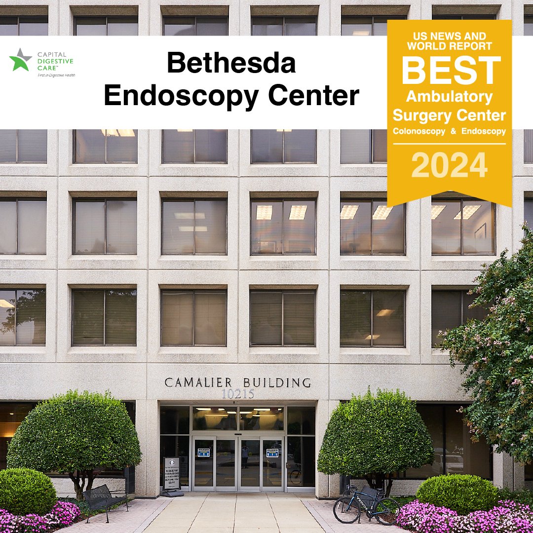 Congratulations to our Bethesda Endoscopy Center team for being named Best Ambulatory Surgery Center for Colonoscopy and Endoscopy by US News and World Report!

#asc #ambulatorysurgerycenter #gastroenterology #colonoscopy #endoscopy