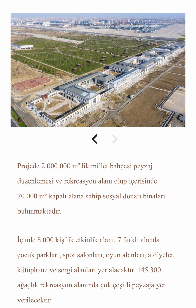 ✖️'Atatürk Havalimanı, dini külliye oluyor' iddiası yalan. ✅Bahse konu görüntülerdeki yapı dini bir külliye değil, İstanbul Atatürk Havalimanı Millet Bahçesi proje alanında yapımı devam eden külliye konseptindeki alan.