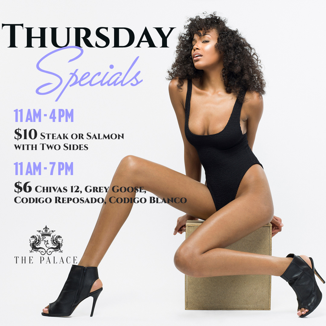 Enjoy great lunch specials and the best drinks surrounded by lovely company.

ecs.page.link/zSppD
#ThePalaceMensClub #BestMensClub #BestDrinkSpecials #ExoticDancers #AdultEntertainment #GentlemensClub