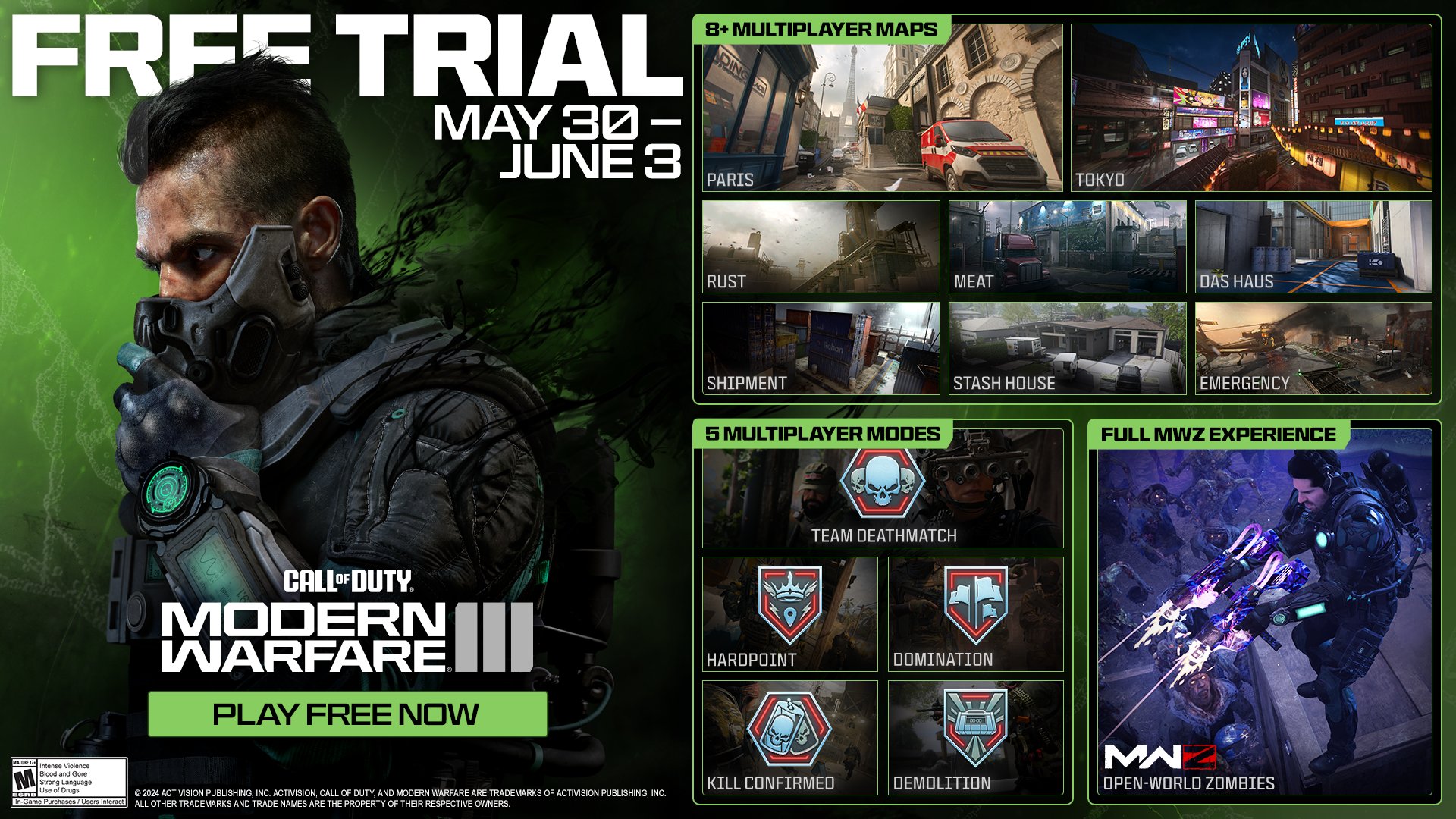 Call of Duty on X: &ldquo;Get the Squad together for #MW3 Free Trial 