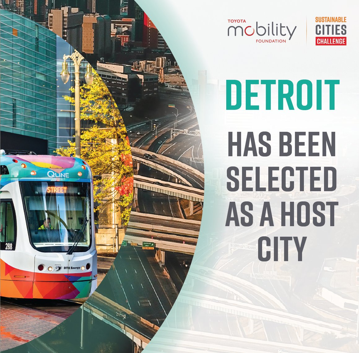 🎉 Exciting news: #Detroit has been selected as a host city for the #TMFSustainableCities Challenge! @WRIRossCities, @ToyotaMobFdn & @challenge_works are partnering to improve mobility in Detroit, making it more sustainable, safe & inclusive. 🌿🚗 🔗 bit.ly/4bbC0CC