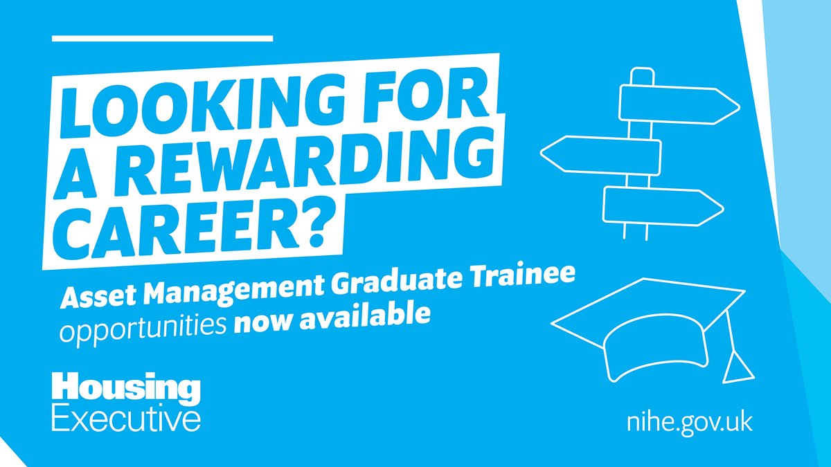 Asset Management Graduate Trainee alert! We are seeking graduates to apply for our Asset Management Graduate Trainee positions. We offer bespoke training, generous leave entitlement, development opportunities and wellbeing initiatives. Apply: orlo.uk/FYl1L #NIHEJobs