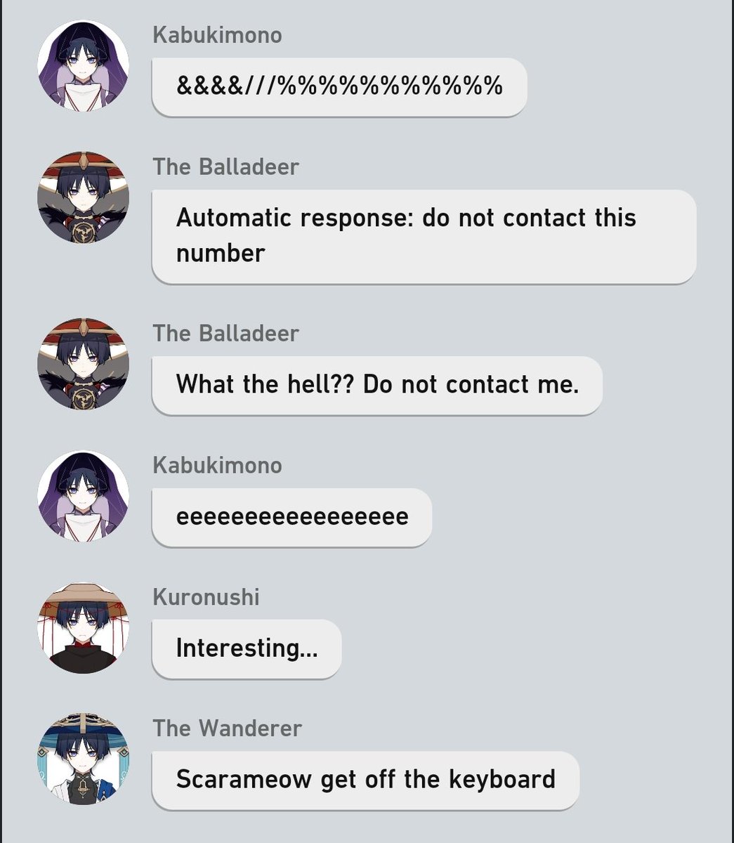 lycorisdance's tweet photo. Scara groupchat (icons by @7ta5T) https://t.co/vo1T1V8p5q