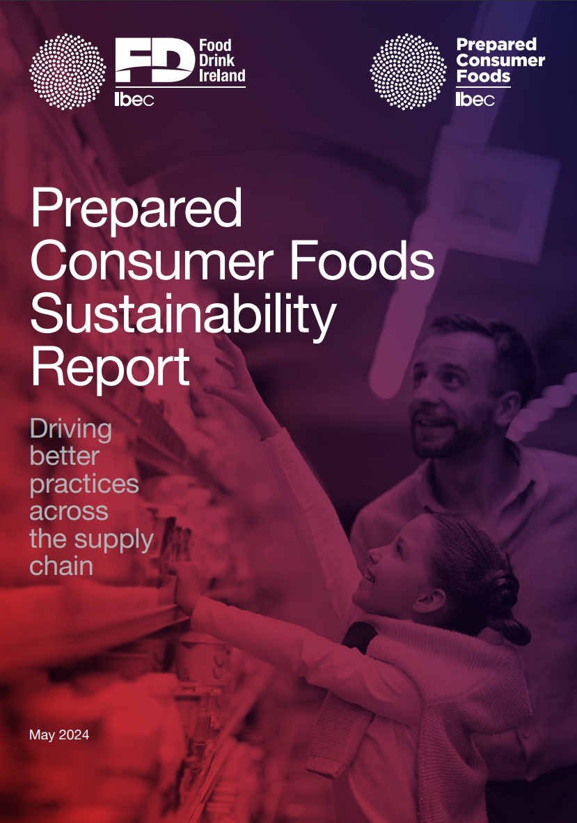Today we launched our Prepared Consumer Foods Sustainability Report. Through 11 industry case studies, the report demonstrates the high level of commitment, investment and innovation from the food sector in reducing its environmental impact. 
See below 
ibec.ie/connect-and-le…