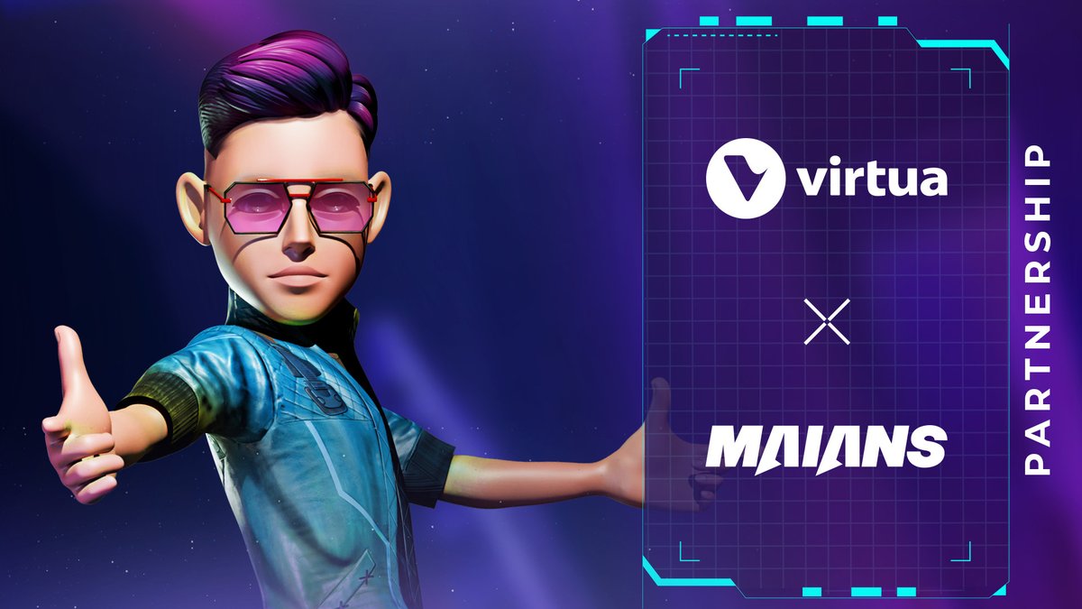 🌟 Welcome, @maians_io! 🌟

We're thrilled to welcome you to the Virtua family! 🤩

Get ready to experience the ultimate gamified metaverse, where socializing, web3 gaming, digital collectibles, and interactive adventures come together in a world of limitless possibilities! 🚀