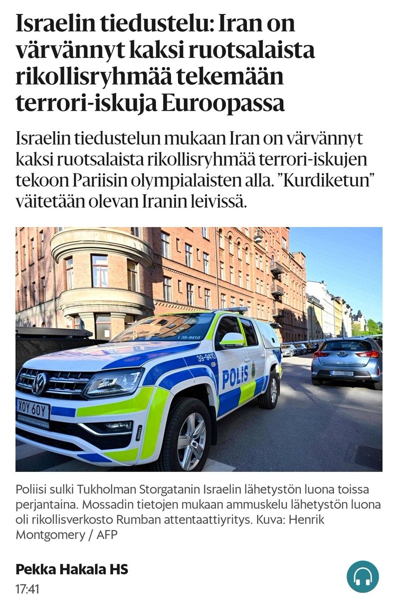 Kuinka pitkään annetaan  |ranin vallankumoiskaartin toimia Eu:ssa❓️

Tämä teroristinen järjestö on laitettava teroristilistalle ja seurattava heitä paljon tiukemmin, kuin mitä nyt tehdään EU maissa. 
#politiikka #turvallisuus #eu #terorist