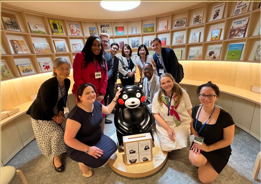 Our staffers are down in #Kumamoto where they met with Governor Takashi Kimura, with a surprise guest appearance from #Kumamon 🐻
They also met students at Kumamoto University @kumamotoUniv_PR, visited a children's library , and learned about #DisasterResponse