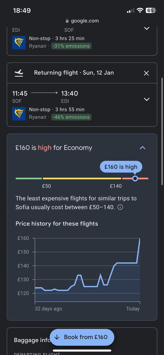 nicholas47's tweet photo. @askryanair reason why this flight is astronomically high and London is £59 ? https://t.co/fNXkN99TEz