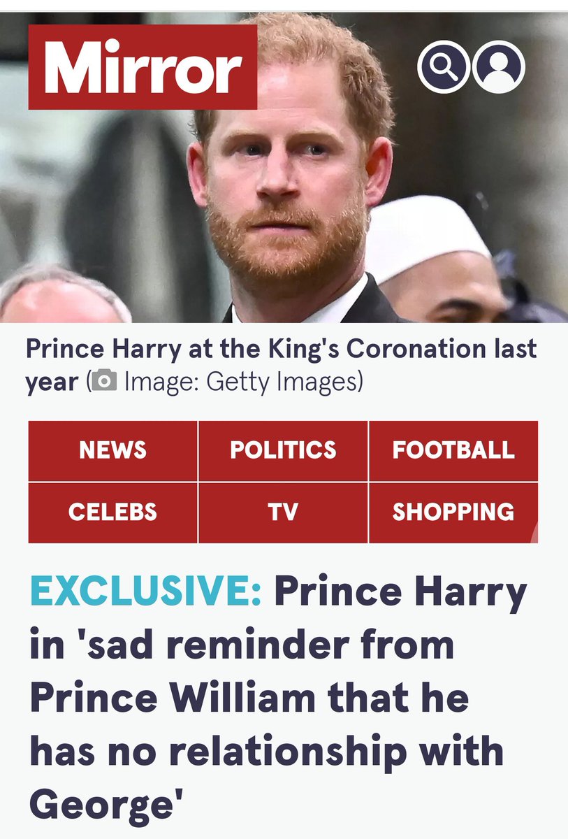 According to Scobie replacement, Tom Quinn 'Prince Harry in 'sad reminder from Prince William that he has no relationship with George'.'

Rubbish❗ 

 #PrinceWilliam's beautiful relationship with his son hits home to #DumbPrince
that he has ZERO relationship with Archie❗❗