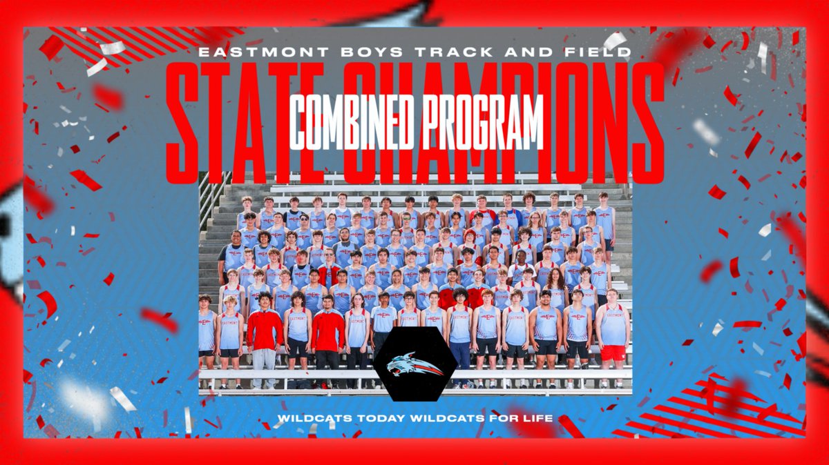 CONGRATS to our Boys Track team on capturing the combined team State Championship last weekend.   This is awarded to the team with the highest point total from team points and points from the ambulatory division in the State meet! #StateChampions #wildcats2day_wildcats4life