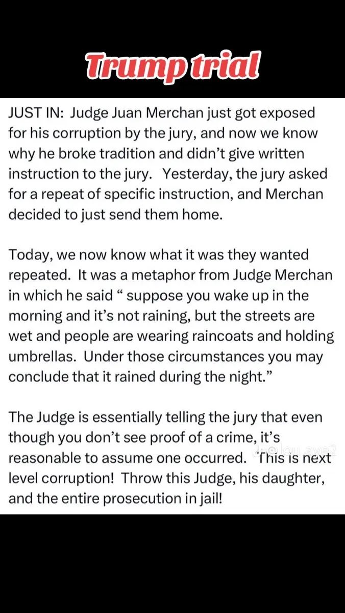 UNFUCKINGBELIEVABLE! Judge Merchan is a criminal.