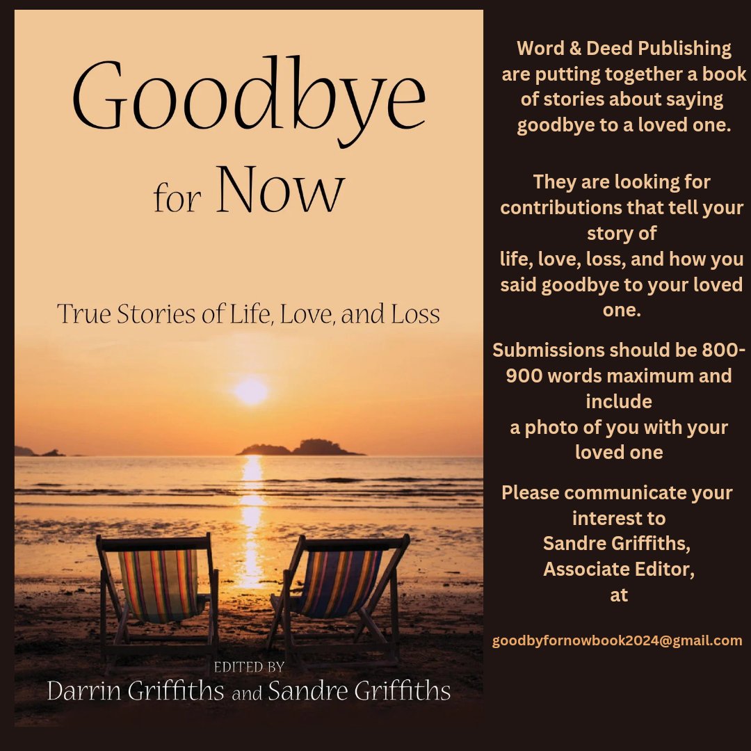 Each contributor will receive support from a team of experienced editors throughout the publishing process. Please contact goodbyfornowbook2024@gmail.com #books #writingcommunity #contributing #grieving #loss #bookworms #writinglife