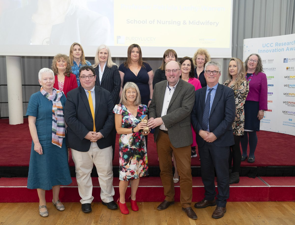 UCCMedHealth's tweet photo. 💫UCC Research & Innovation Awards!
Congratulations to our #CoMH awardees:
- Prof. Patricia Leahy-Warren @Pleahy_w @uccnursmid
- Prof. Christian Waeber @ProfCWaeber
-UCC Dementia Palliative Care Research Team
@nicola_cornally @SuzanneTimmon18 @ihartigan
- @CergenX https://t.co/ZzOT34OOZF