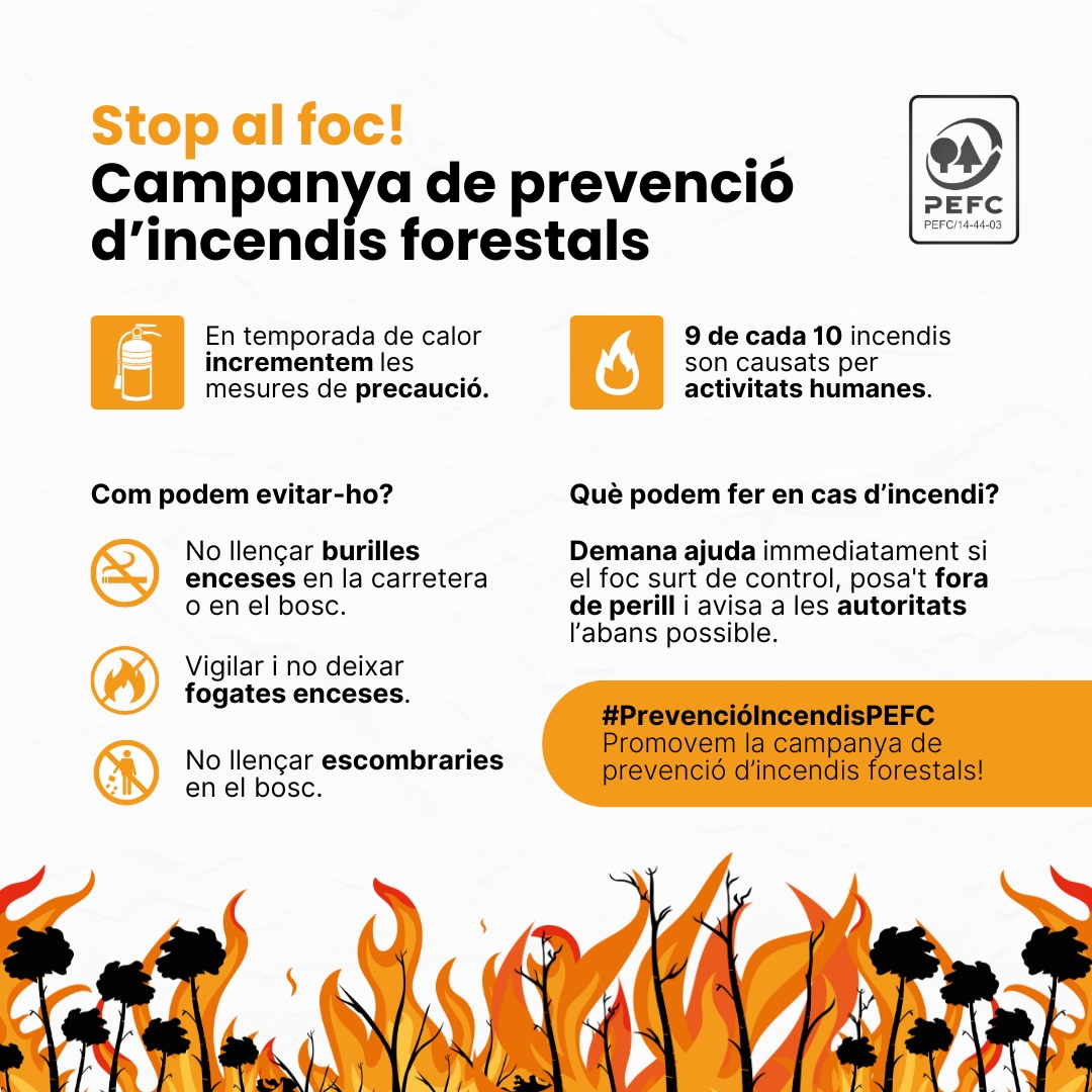 🔥🌲 Campanya de #Prevenció d'Incendis #Forestals de #Catalunya 2024 🌲🔥 A partir del 19 de juny fins al 2 de setembre, Catalunya inicia la Campanya de Prevenció d'#Incendis Forestals 2024. Aquesta campanya és vital per protegir els nostres #boscos.