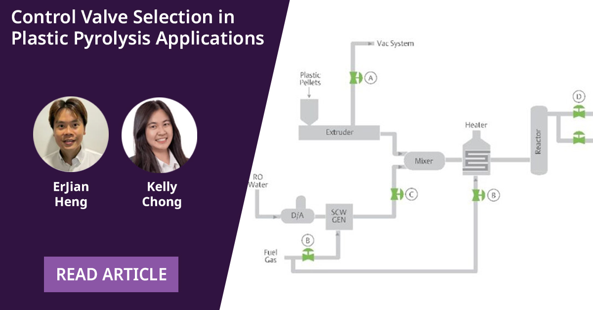 Control #valves involved in the unforgiving process of recycling plastics require special consideration. Learn more about plastic pyrolysis and how to address these challenges: emr.as/maCU50S1QmJ #Emerson #Fisher #plastics