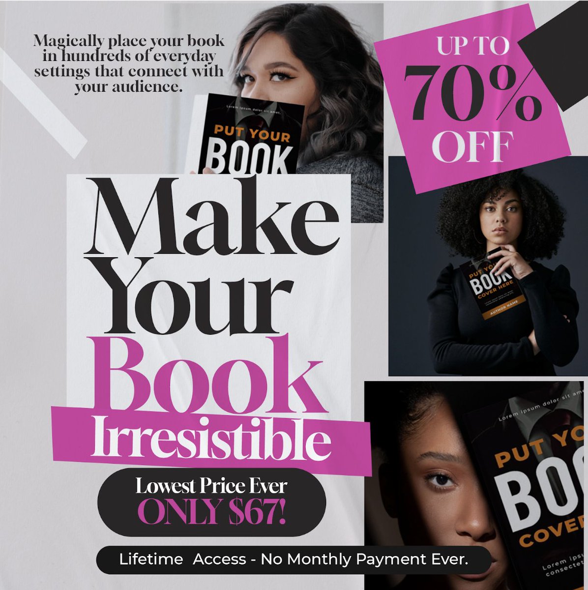 Make your book irresistible with eye-catching mockups! ✨ Magically place your book in everyday settings that resonate with readers. Grab their attention and boost sales with MockupShots. #MockupShots #BookMarketing #MakeItIrresistible mockupshots.com/special/?orid=…