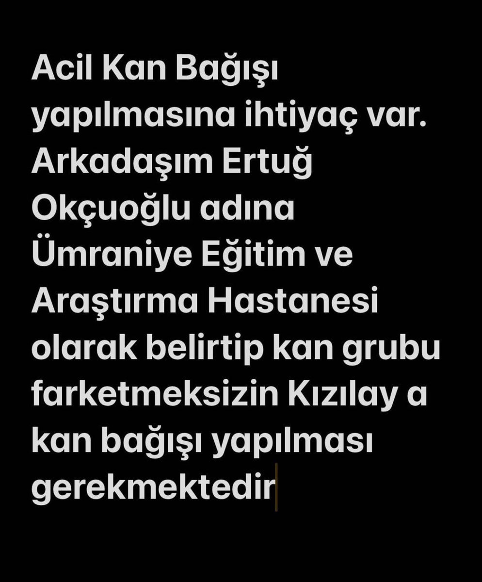 DOSTLAR ACİL