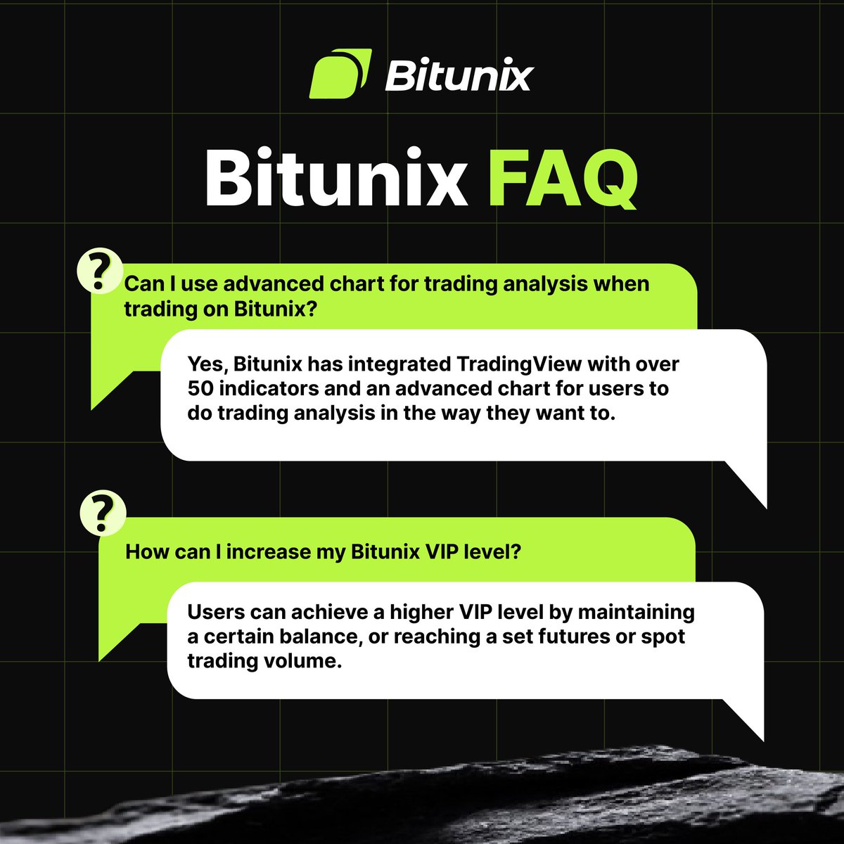 BitunixOfficial's tweet photo. Do you wish to learn more about our platform π€
Look no further! Our FAQ section has all the answers you want to know π
#BitunixFAQ #TradingInsights #Bitunix https://t.co/pdUZ43tma2