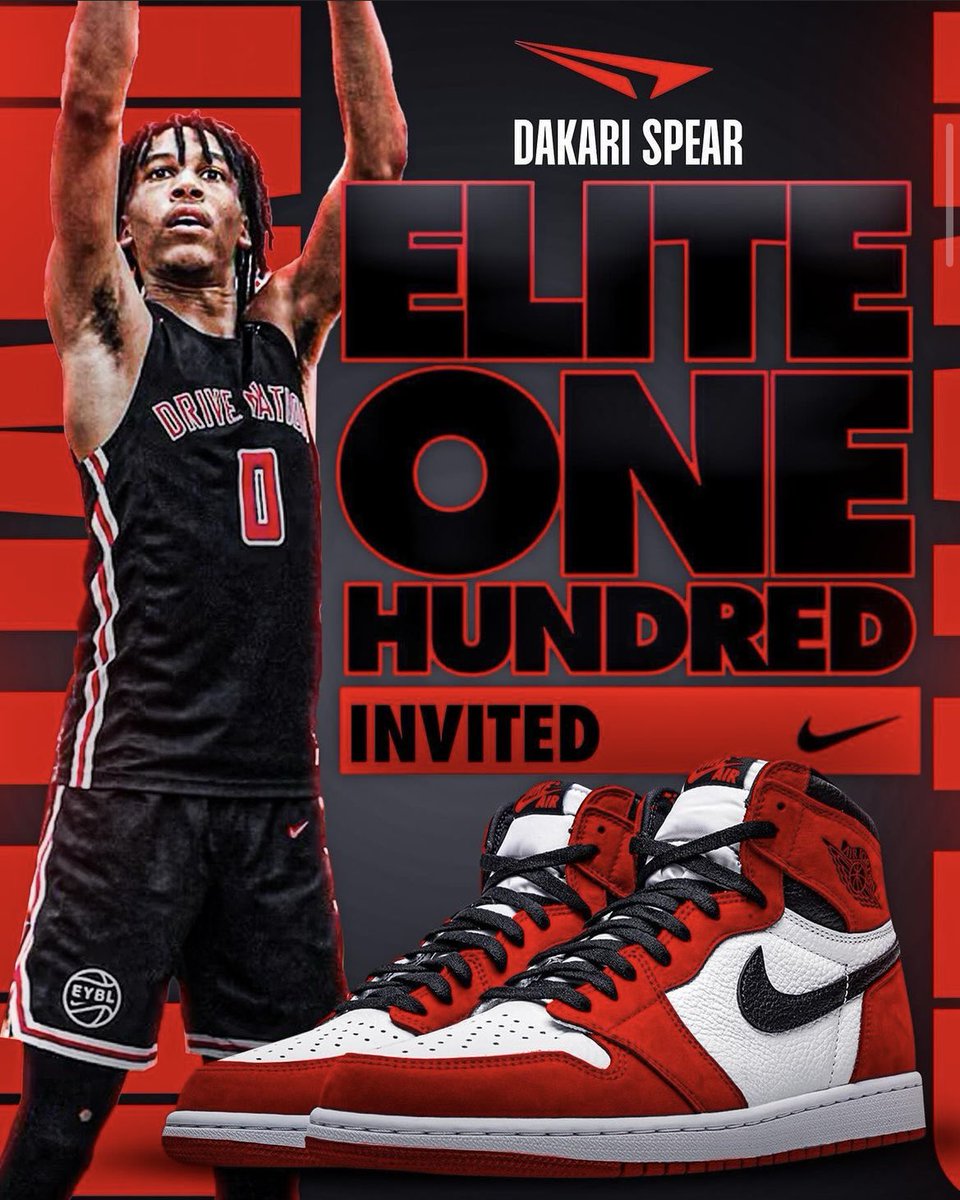 DriveNation_E15's tweet photo. Congratulations to our @DaKarispear for being selected for the Nike Elite 100 Camp!
#DriveNationBasketball
#WeAreTexas https://t.co/H5DEmU28Le