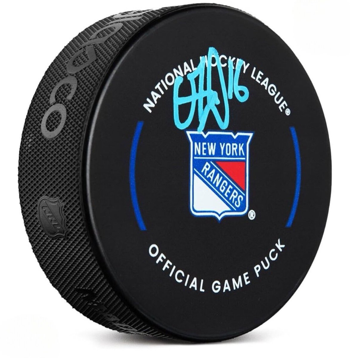 LETS GO RANGERS #NYR If Trocheck scores and the Rangers win tonight, we will give a lucky follower this puck signed by Vincent Trocheck 🥅 Repost to enter 🥅 Best of luck!
