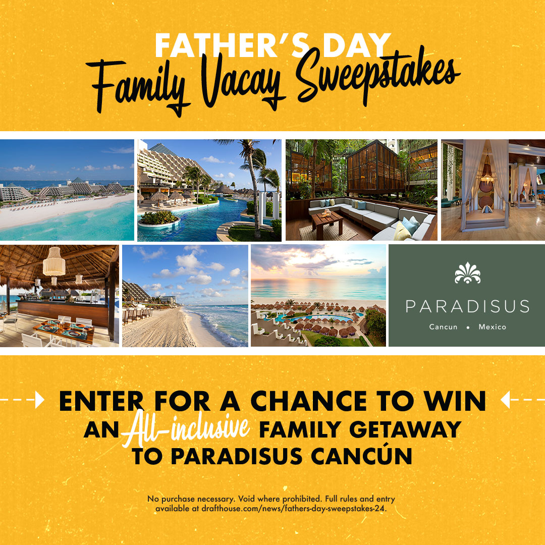 Does your family need a FREE, all-inclusive vacation for four? Of course they do, so you should definitely enter our Father’s Day Family Vacay Sweepstakes. Rules & entry: bit.ly/4aGsfuU