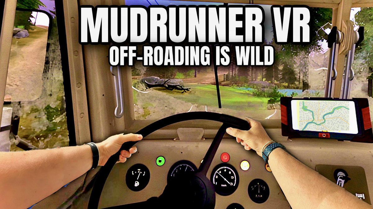 Here’s my thoughts on MudRunner VR on #MetaQuest3👉youtu.be/lVvYJzKR9T8?si…