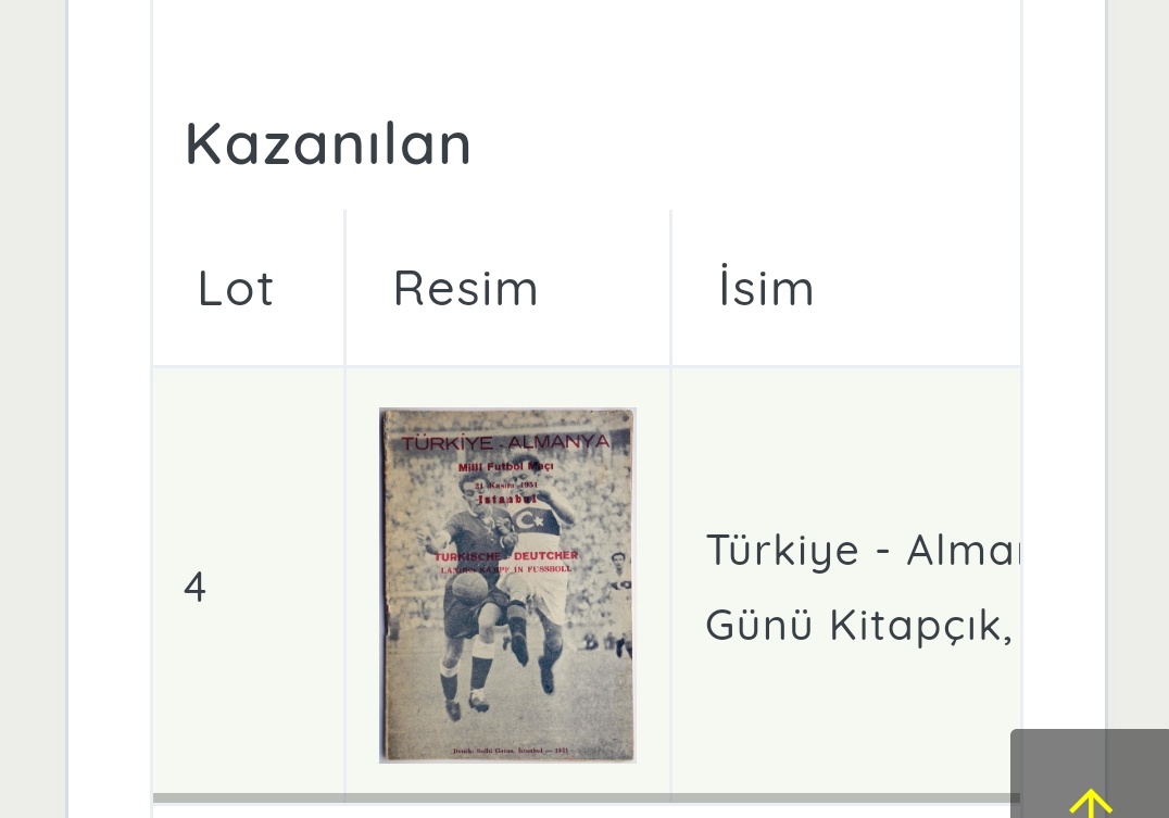 spormuzesi's tweet photo. Biz maçı izlerken müzayede kalmış bende 1951 Türkiye-almanya #macgunu #macprogrami #matchday #spormuzesi https://t.co/25Lka4YpiR