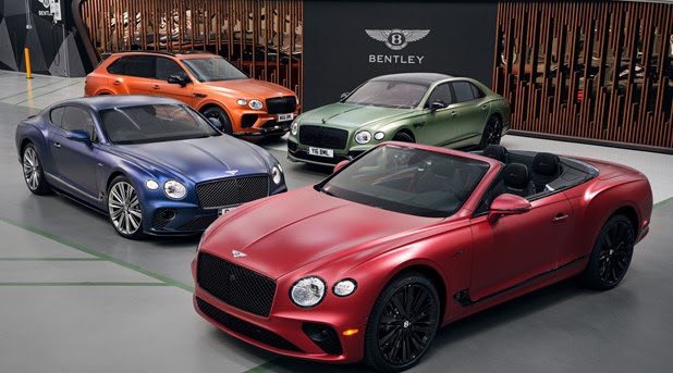 ➡️🇬🇧 #Bentley expands range of satin paint finishes to 15 unique colours ▪️All satin paint finishes are developed at Bentley’s Dream Factory and are hand-applied in Bentley’s on-site Excellence Centre for Bespoke Paint ▪️Up to 55 hours of craftsmanship go into painting each