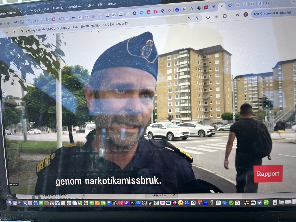 staffandopping's tweet photo. SVT textar en Göteborgspolis. (Det är inte vad han sa.) ” Vi hoppas att ett antal av de 8 200 får sig en liten tankeställare och vill vara med och föda gängkriminaliteten på det här sättet genom narkotikamissbruk.” #saklighet #kvalitet https://t.co/Nt6q2GoeSl