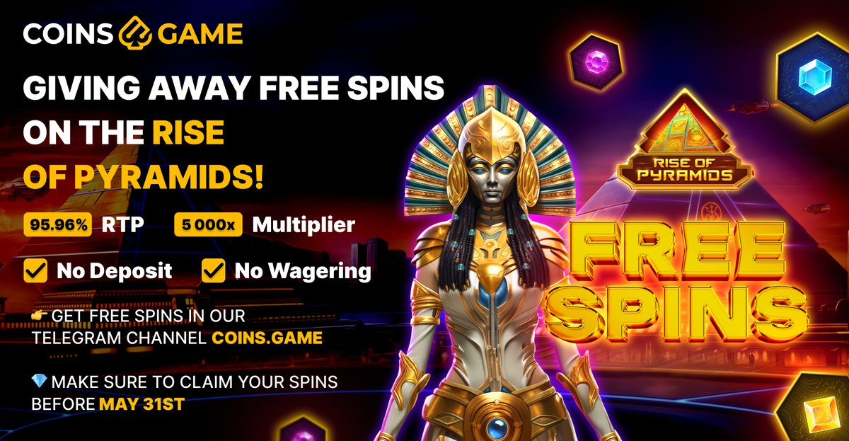 🎉GET FREE SPINS AND A $5 PROMO CODE🎉

GET FREE SPINS👉 bit.ly/3VoAg3r
GIVEAWAY: ✅ Just RT & Like, and Follow for a chance to win $5!

🎁 We'll pick 15 lucky winners at random on 📅May 31 and each will receive a $5 promo code