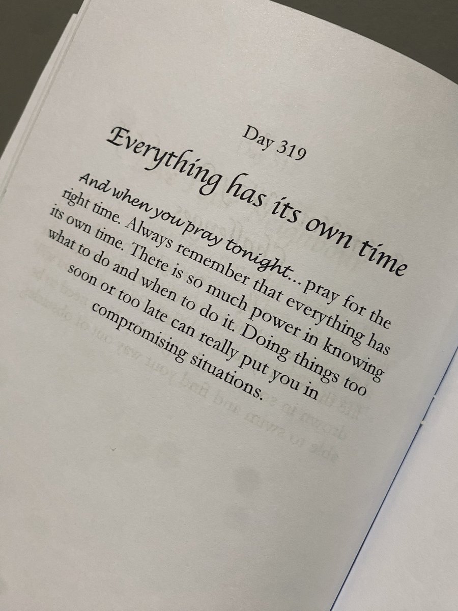 Everything has its own time