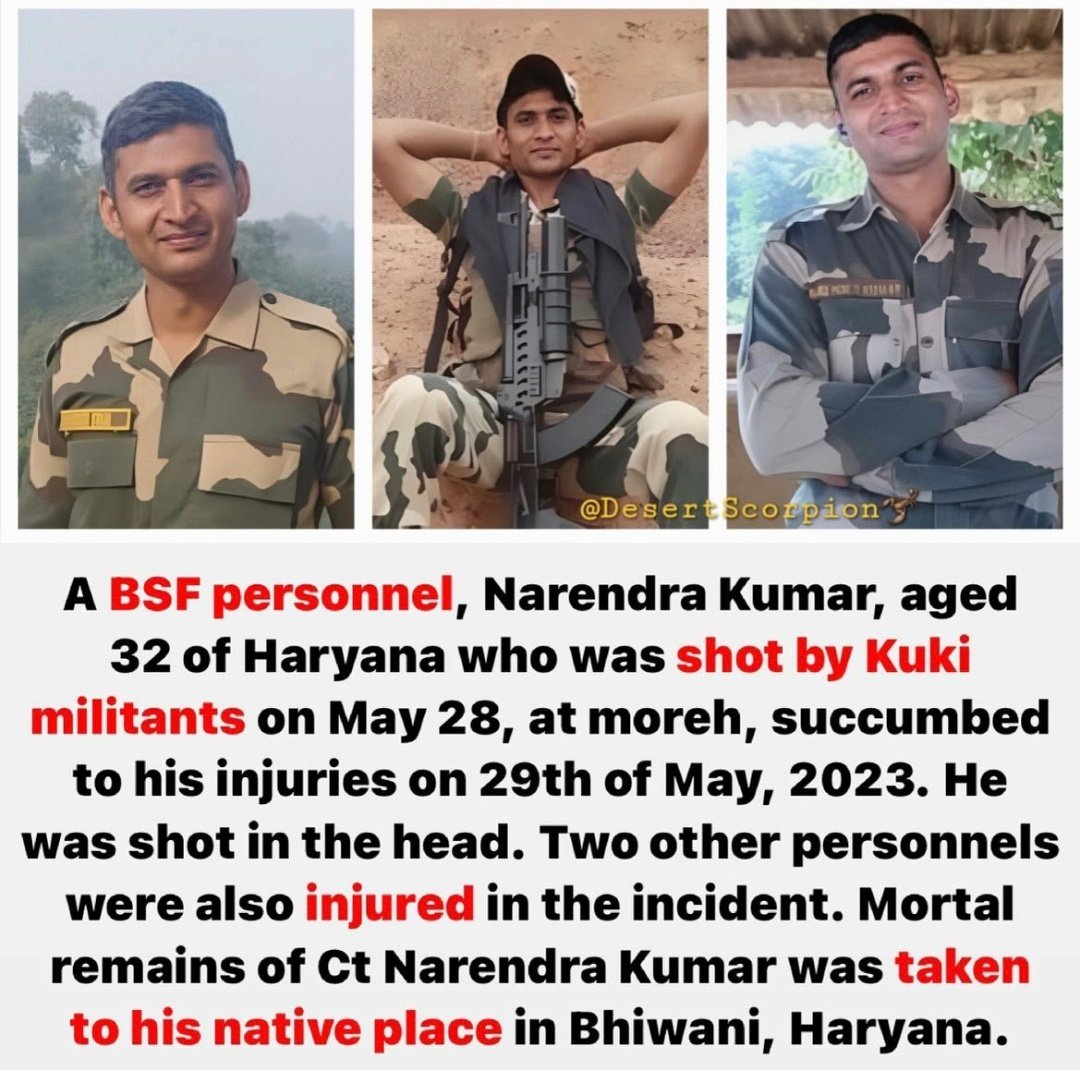 <a href="/Chhotu_Vasava/">Chhotubhai Vasava</a> Why did Tribal Kuki kill our BSF Jawan?