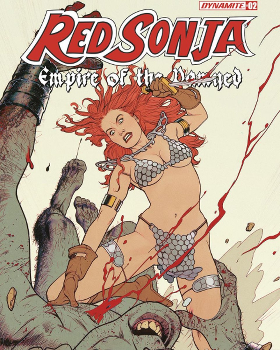 Watch it: youtu.be/C8yr7NeDRiw

Review: RED SONJA: EMPIRE OF THE DAMNED #2, by @DynamiteComics on 5/8/24, continues Red Sonja's quest to find a hidden valley of untold riches when her path crosses with a witch about to be eaten by an ogre.

#comics #ncbd #redsonja