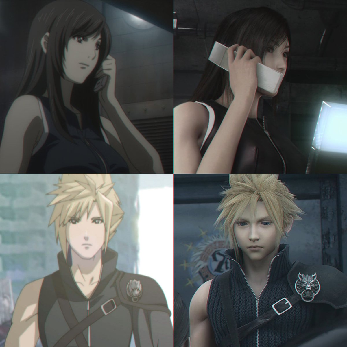 the world needs a wholesome strife family anime spinoff after the game trilogy ends #FF7