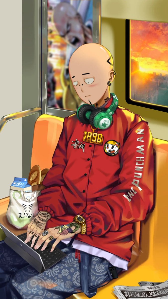 micka_rob's tweet photo. #ColorTime #OnePunchMan #Saitama https://t.co/HMWHH8giOD