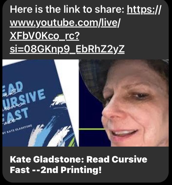 On YouTube tomorrow night at 9:45 Eastern time … 
youtube.com/live/XFbV0Kco_…